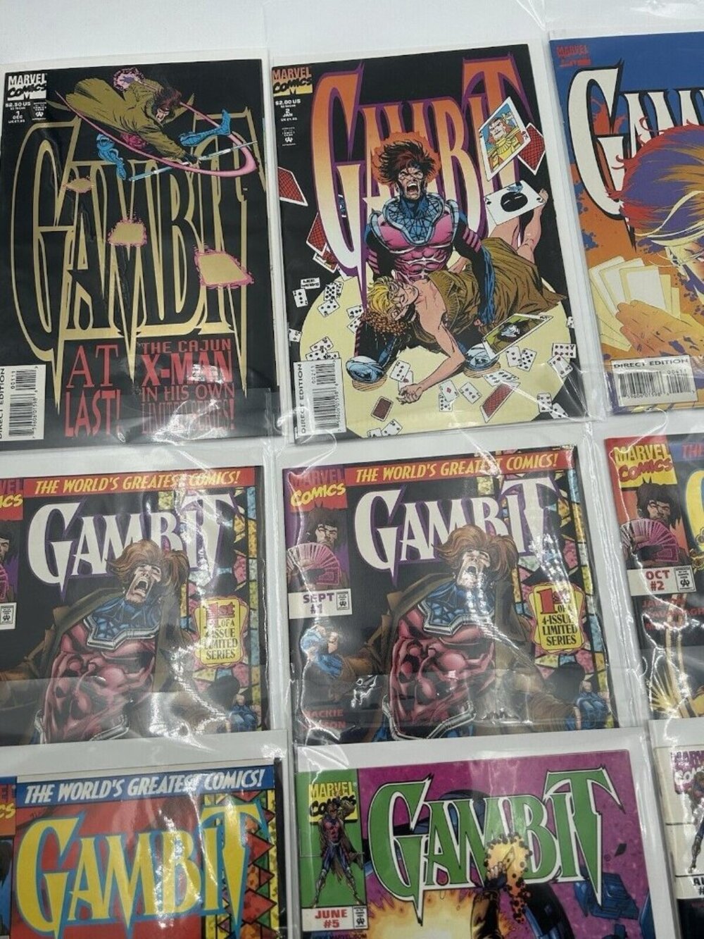 Lot of 19 Gambit Mixed Lot Vol 1, Vol 2 + Extras Comic Book Lot